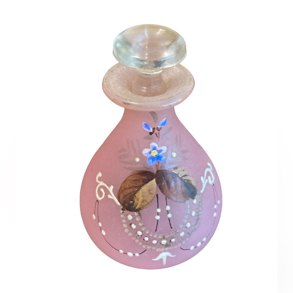 Vintage Hand-Painted Perfume Bottle